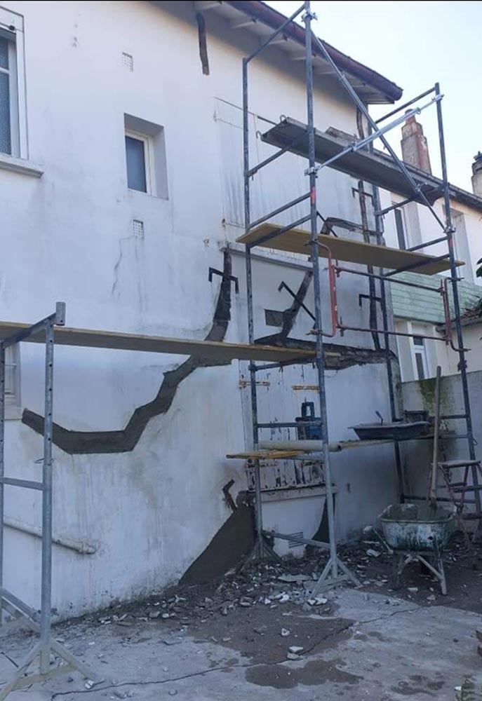 Réparation Façade Traitement Fissures Porcé Saint Nazaire