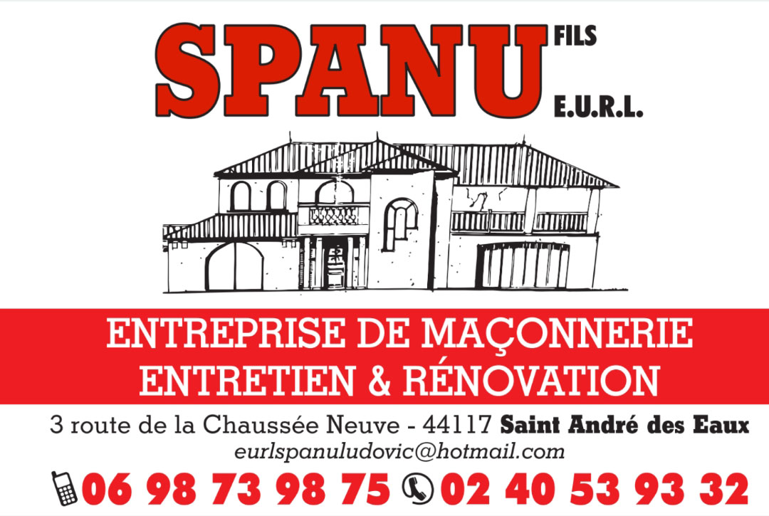 Spanu Fils Maconnerie Saint André des Eaux